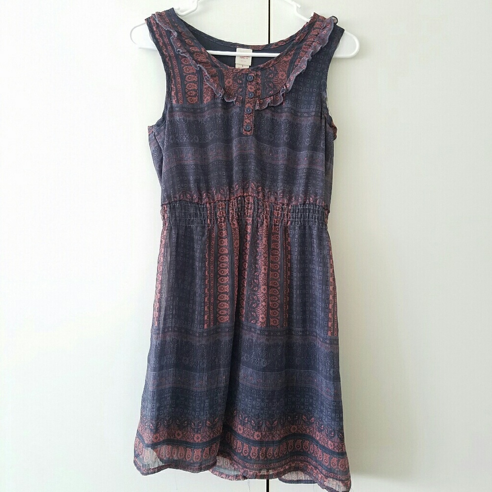 Purple Boho Dress